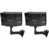 imageRockville Pair KPS80 8quot 3Way 800w KaraokePro SpeakersAdjustable Wall Brackets