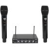 imageRockville RKI60 Dual UHF 8Channel Wireless Microphone Karaoke InterfaceMic Mixer Adjustable Echo Multiple Inputs Easy Setup for Home Karaoke and PartiesWO Bluetooth