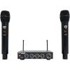 imageRockville RKI60 Dual UHF 8Channel Wireless Microphone Karaoke InterfaceMic Mixer Adjustable Echo Multiple Inputs Easy Setup for Home Karaoke and PartiesWith Bluetooth