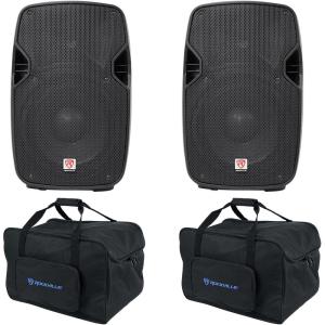 image2 Rockville SPGN108 10quot 1600W DJ PA Speakers 8OhmCarry Bags