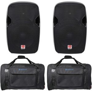 image2 Rockville SPGN124 12quot 2400W DJ PA Speakers 4OhmSpeaker Bags