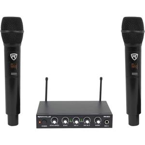 imageRockvilIe RKI60 Karaoke Dual Wireless Microphone Mixer for Home Theater System