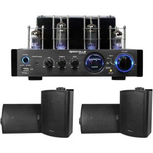 imageRockville BluTube LED Tube AmplifierHome Theater Bluetooth Receiver4 Speakers