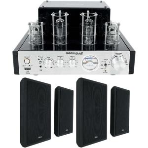 imageRockville BluTube Tube AmplifierHome Theater Bluetooth Receiver4 Wall Speakers