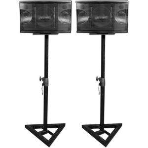 imageRockville Pair KPS80 8quot 3Way 800 Watt KaraokePro SpeakersAdjustable Stands