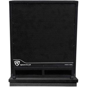 imageRockville RBG18S 18quot 2000 Watt Active Powered PA Subwoofer wDSP wLimiter ProDJ Bundle ISO 1218 Isolation Platform Acoustic Riser Pad 12quot15quot18quot Subwoofers