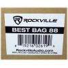 imageRockville BEST BAG 88 Key Padded Rigid Keyboard Gig Bag Case 22mm Foam Padding Removable Foam Inserts Multiple Pockets for Gigging Musicians