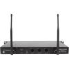 imageRockville RWM23UA UHF Wireless Pro Rack Mount Dual Microphone System 20 Channels Long Range Dual LCD Displays Separate Outputs for Karaoke and Live Performances