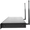 imageRockville RWM23UA UHF Wireless Pro Rack Mount Dual Microphone System 20 Channels Long Range Dual LCD Displays Separate Outputs for Karaoke and Live Performances