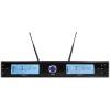 imageRockville RWM3300UA 200 Channel UHF Wireless Dual HandHeld Microphone Mic System Clear Sound Durable Build Long Range Ideal for Events