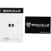 imageRockville RWM3300UA 200 Channel UHF Wireless Dual HandHeld Microphone Mic System Clear Sound Durable Build Long Range Ideal for Events