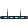 imageRockville RWM4401UH Quad UHF Wireless Handheld Microphone System with LCD Display Low Distortion Long Range for Live Performances and Events
