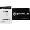 imageRockville RWM4401UH Quad UHF Wireless Handheld Microphone System with LCD Display Low Distortion Long Range for Live Performances and Events