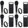 imageRockville 4 RMMXLR Dynamic Cardiod Professional Metal Microphones wXLR Cables