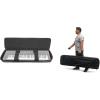imageRockville BEST BAG 76 Slim Rigid Padded Keyboard Gig Bag Case Foam Insert Reinforced Protection Multiple Pockets Fits Most 76Key Keyboards