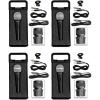 imageRockville RMMXLR Super Cardioid Dynamic Microphone 600 Ohm Metal Body OnOff Switch 10ft XLR Cable Black Finish for Live Performances and Vocals 4Piece