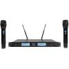 imageRockville RWM3300UA 200 Channel UHF Wireless Dual HandHeld Microphone Mic System Clear Sound Durable Build Long Range Ideal for Events