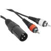 imageROCKVILLE RXLRDRCA25 25 Ft XLR to Dual RCA Pro Audio Cable 100 Copper15 Foot