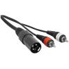 imageROCKVILLE RXLRDRCA25 25 Ft XLR to Dual RCA Pro Audio Cable 100 Copper5 Foot