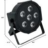 imageRockville Battery PAR 6RF White RGBWAUV Wireless DMX LED Wash Light 6 LEDs 6W Each Rechargeable ampamp Replaceable Battery RF Remote Sound Activated for DJs and Event LightingBlack