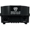 imageRockville Battery PAR 6RF White RGBWAUV Wireless DMX LED Wash Light 6 LEDs 6W Each Rechargeable ampamp Replaceable Battery RF Remote Sound Activated for DJs and Event LightingBlack