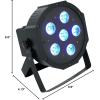 imageRockville Battery PAR Pack 61 White 8 6W RGBWAUV Wash LightsCharging Case Rechargeable Wireless DMX Remote Included Long Battery Life for DJs and Event LightingBlack