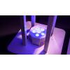 imageRockville Battery PAR Pack 61 White 8 6W RGBWAUV Wash LightsCharging Case Rechargeable Wireless DMX Remote Included Long Battery Life for DJs and Event LightingWhite