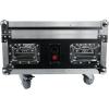 imageRockville Battery PAR Pack 6RF Black LED Wash Lights 36W Each 8 Rechargeable RGBWAUV RF Remote Wireless DMX Charging Case Portable for DJs and Event LightingBlack