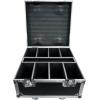 imageRockville Battery PAR Pack 6RF Black LED Wash Lights 36W Each 8 Rechargeable RGBWAUV RF Remote Wireless DMX Charging Case Portable for DJs and Event LightingBlack