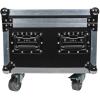 imageRockville Best Pack 60 6 Black 54W Battery Wash Lights RGBWAUV Wireless DMX Charging Case LongLife Battery LCD Display for DJs and EventsBlack