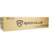 imageRockville Best Strip 60 White 36W Rechargeable Wash Light Bar 6x6W RGBWAUV LEDs Wireless DMX IRC Remote for DJs Events and Stage LightingBlack
