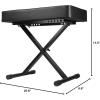 imageRockville Extra Thick Padded Foldable Keyboard Bench wQuickRelease RKB61