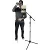 imageRockville IPS22 SmartphoneTablet Mount Adjustable 47129in Clamp 360Degree Rotation Screwin Mic Stand Design Lightweight Perfect for Musicians and Content Creators