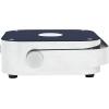 imageRockville Mini RF1 V2 Silver Recharegable Wash Light RGBWAUV 12 Watts 4Channel RF with Incldued Remote 15 Hours Battery Life Perfect for Parties DJs EventsSilver