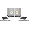 imageRockville Pair Iso8 Studio Monitor Isolation Pads for 8quot Speakers HighDensity Acoustic Foam Angle Adjustable Reduces Vibrations for Home Studio Recording Monitors