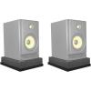 imageRockville Pair Iso8 Studio Monitor Isolation Pads for 8quot Speakers HighDensity Acoustic Foam Angle Adjustable Reduces Vibrations for Home Studio Recording Monitors