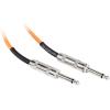 imageRockville RCGT20O Instrument Cable 20 Ft Orange 14 TS to 14 TS 100 Copper Shielded Perfect for Guitar Live Performances and Studio Use