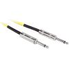 imageRockville RCGT20Y Instrument Cable 20 Ft Yellow 14 TS to 14 TS 100 Copper Shielded Perfect for Guitar Live Performances and Studio Use