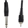 imageRockville RCQ10 14quot TS to RCA 10ft Cable 100 OFC Copper Durable PVC Jacket Low Noise High Signal Clarity for Studio and Home Audio