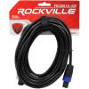 imageRockville RCSS1425 25ft 14 AWG Speakon to Speakon Speaker Cable 100 Copper HighFidelity Audio Durable PVC Jacket TangleFree for Live Sound and Studio Professionals
