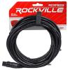 imageRockville RCXFB25BL 25ft Female REAN XLR to 14 TRS Cable 100 Copper Durable PVC Jacket Blue StudioGrade Audio Perfect for Musicians and DJsBlack