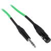 imageRockville RCXFB25BL 25ft Female REAN XLR to 14 TRS Cable 100 Copper Durable PVC Jacket Blue StudioGrade Audio Perfect for Musicians and DJsGREEN