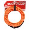 imageRockville RCXFB25BL 25ft Female REAN XLR to 14 TRS Cable 100 Copper Durable PVC Jacket Blue StudioGrade Audio Perfect for Musicians and DJsOrange