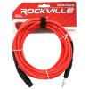 imageRockville RCXFB25BL 25ft Female REAN XLR to 14 TRS Cable 100 Copper Durable PVC Jacket Blue StudioGrade Audio Perfect for Musicians and DJsRed