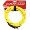 imageRockville RCXFB25BL 25ft Female REAN XLR to 14 TRS Cable 100 Copper Durable PVC Jacket Blue StudioGrade Audio Perfect for Musicians and DJsYellow