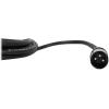 imageRockville RCXFM10EB 10ft Female to Male XLR Microphone Cable 100 Copper 90 OFC Shielding NoiseFree Audio for Recording Studios and Live Performances