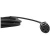 imageRockville RCXFM10EB 10ft Female to Male XLR Microphone Cable 100 Copper 90 OFC Shielding NoiseFree Audio for Recording Studios and Live Performances