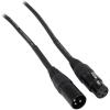 imageRockville RCXFM10PB 10 Ft XLR MicSpeaker Cable Female to Male REAN Connectors Black 24 AWG Copper Shielded for Pro Audio Live Sound and Studio Use