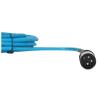 imageRockville RCXFM20EB 20ft XLR Female to Male Microphone Cable 100 Copper Shielded Design Durable PVC Jacket Flexible Length Perfect for Musicians and Studio RecordingBlue
