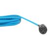 imageRockville RCXFM20EB 20ft XLR Female to Male Microphone Cable 100 Copper Shielded Design Durable PVC Jacket Flexible Length Perfect for Musicians and Studio RecordingBlue